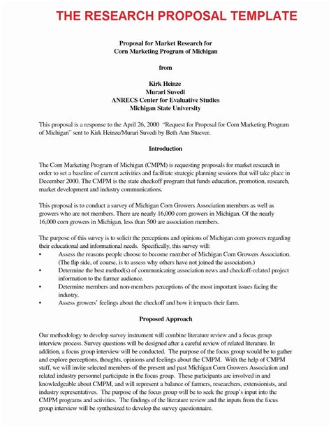 Undergraduate Research Proposal Examples New Research Proposal