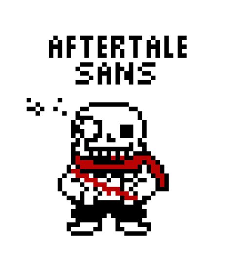 Aftertale Sans Battle Sprite Pixel Art Maker Images