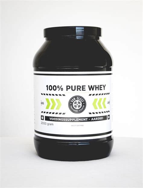 Whey Protein Eiwitshake Proteine Shake Van Cleef Trainer