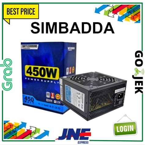 Jual Power Supply Simbadda Battleground Watt Psu Gaming