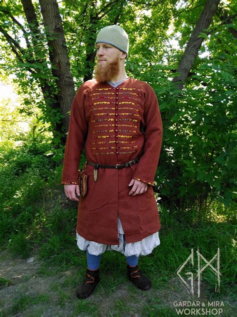 Viking Kaftan Early Medieval Rus Kaftan Br