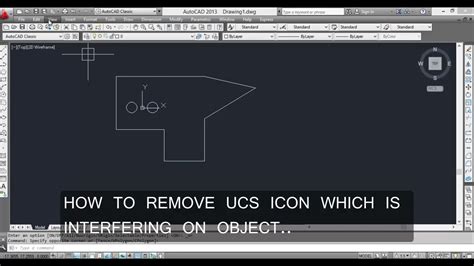 How To Remove Ucs Icon In Autocad How To Remove Ucs Icon On The