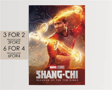 Shang-chi and the Legend of the Ten Rings 2021 Poster Marvel Movie ...