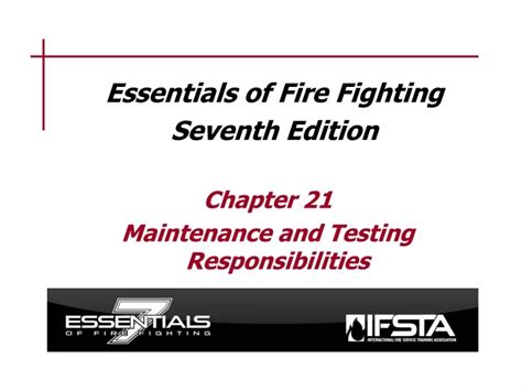 Essentials Of Fire Fighting Th Edition Pdf