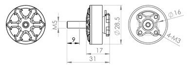 Dys Samguk Serisi Shu Kv Fpv Motor