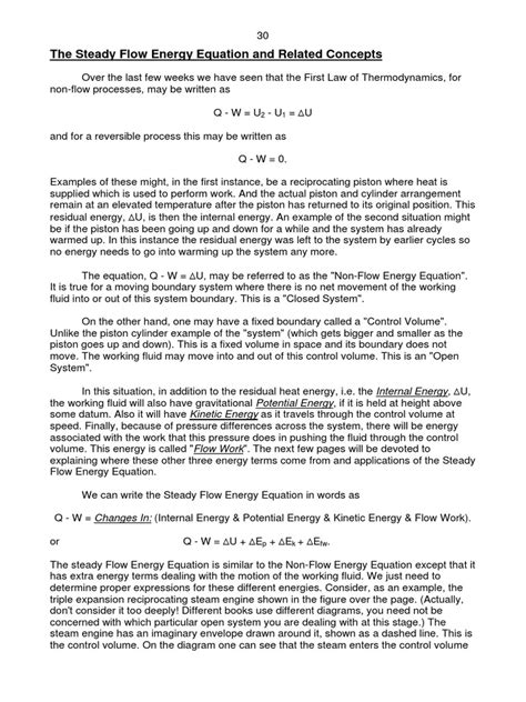 steady flow energy equation  enthalpy fluid dynamics