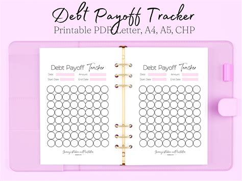 pay off debt tracker printable