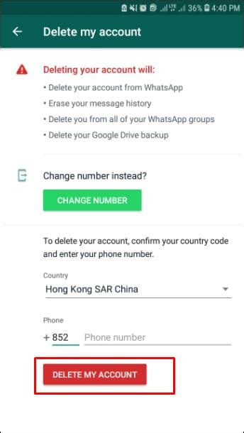 Comment supprimer son compte WhatsApp Guide détaillé et explicatif