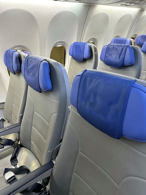 Interior Da Aeronave Boeing 737 Max Foto Premium