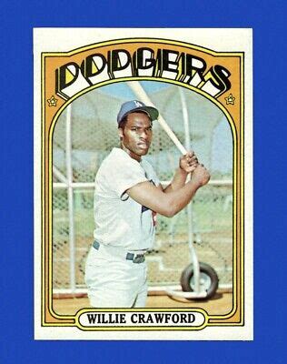 1972 Topps Set Break 669 Willie Crawford NR MINT GMCARDS EBay