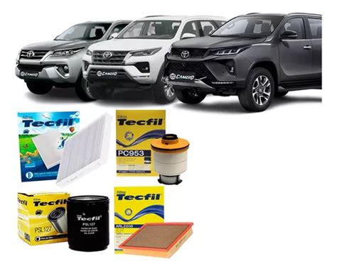 Kit Filtros Toyota Hilux Sw4 2 8 2019 2020 2021 2022 2023