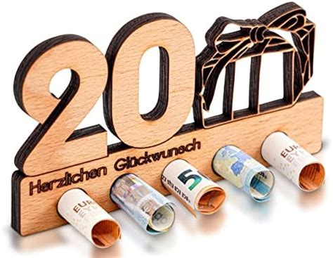 Amazon De Daro Design Geburtstag Geldgeschenk Holz