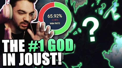 The 1 God In Ranked Joust You Might Believe It Grandmasters Ranked Joust Smite Youtube