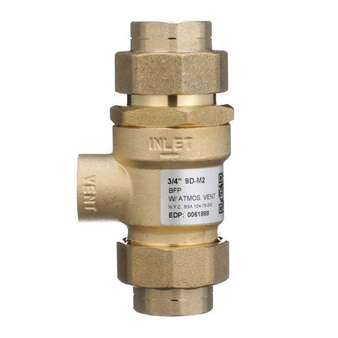 Watts 9d Series 0061888 Backflow Preventer With Intermedi