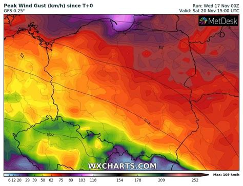 Wichura Uderzy W Polsk Wiatr Ponad Km H I Opady Potem Wyst Pi