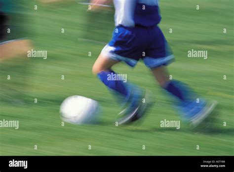 Kids Playing Soccer Stock Photo - Alamy