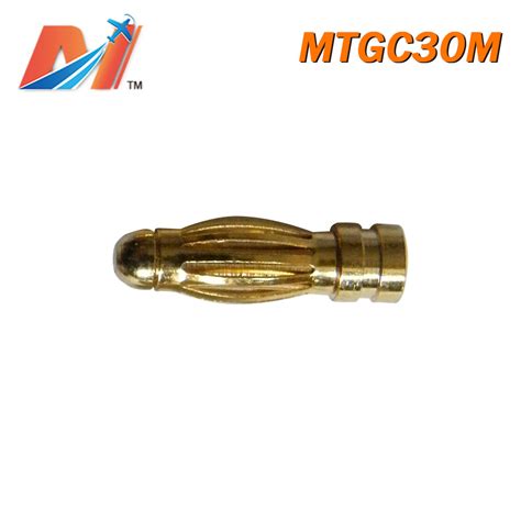 Maytech Klaring Pc Mm Gouden Connector Mannel Grandado