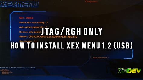 Jtag Rgh Tutorials How To Install Xex Menu 1 2 Usb Download Youtube