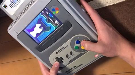 Random Fan Creates Handheld Super Famicomwith An Entire Super Famicom