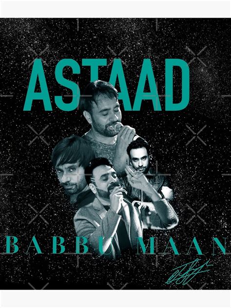 Babbu Maan Fan Art Poster For Sale By Jashan22 Redbubble