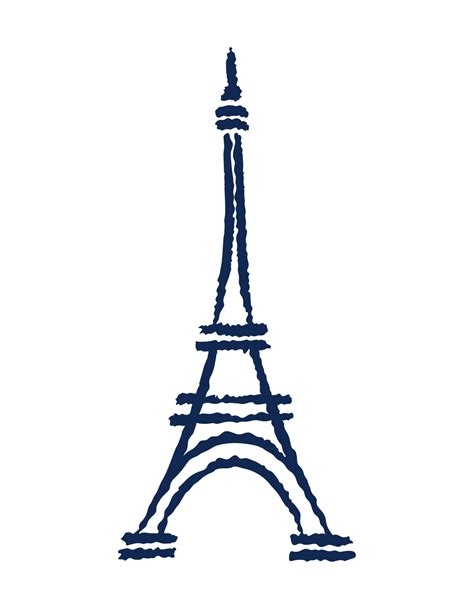 Silueta De La Torre Eiffel 21398614 Vector En Vecteezy