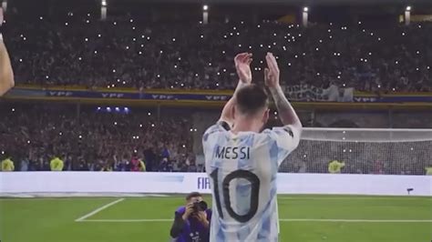 Momento más emotivo de la carrera de Messi Creo que es lo mejor que