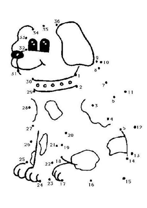 Pets Dot To Dot Dot To Dot Cute Dog