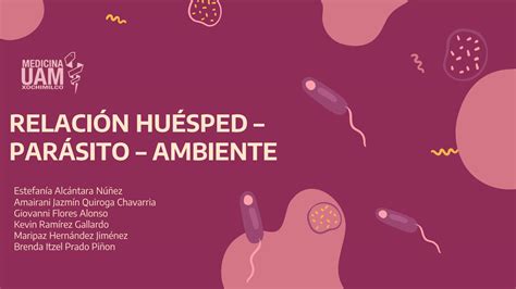 SOLUTION Relacion Huesped Parasito Ambiente Studypool