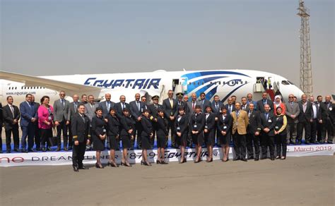 Egyptair Receives First B787 9 Dreamliner Aviation And Allied