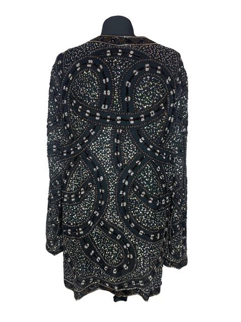 Heavy Embellished Sequin Trophy Jacket Revor Vintage