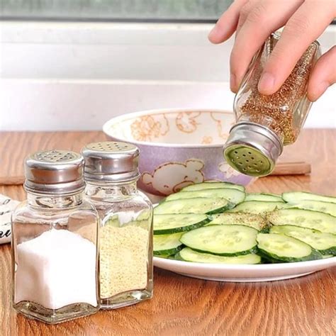 Jual Botol Kaca Tempat Salt Pepper Tempat Bumbu Dapur Spice Jar Garam