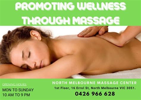 North Melbourne Massage Center Updated July 2024 16 Errol St North