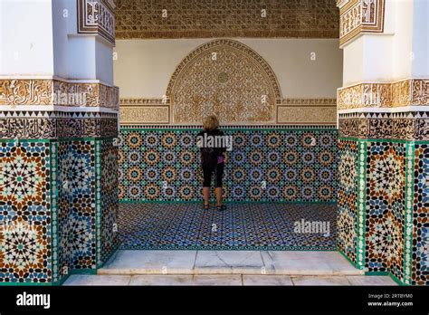 north africa morocco marrakesh madrasa ben youssef  largest