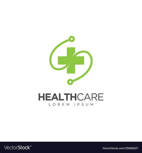 Medical or pharmacy logo design health care Vector Image