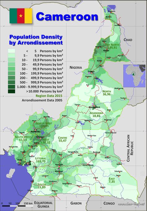 Cameroon Population 2024 - Lotta Mildrid