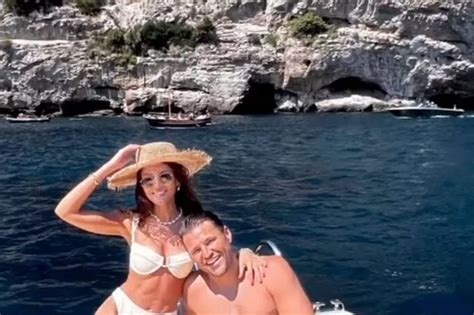 Michelle Keegan Strips Down To White Bikini In Rare Snap With Husband