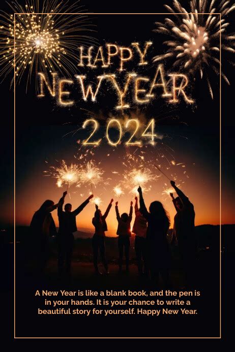 Happy New Year Poster Template Postermywall