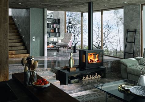 Freestanding Fireplace Hergom Glance By Castworks Selector