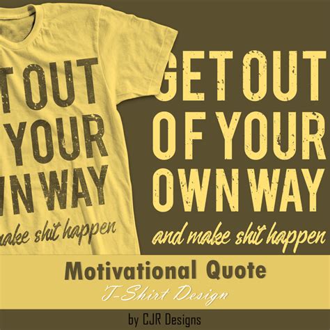 Motivational Quote Tshirt Design Masterbundles