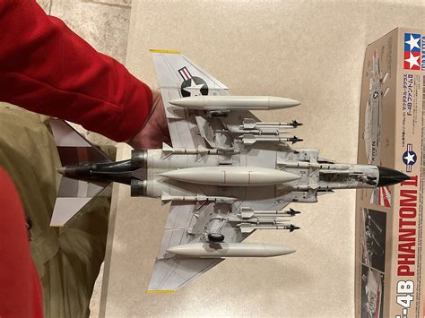 Mcdonnell F 4b Phantom Ii Plastic Model Airplane Kit 148 Scale