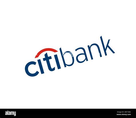 Citibank Rotated Logo White Background Stock Photo Alamy