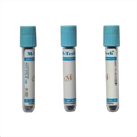 Sky Blue Color Sodium Citrate Non Vacuum Blood Collection Tubes At Best