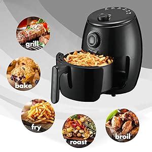 Ecofry Friteuse Air Chaud Sans Huile De L W Avec Grill