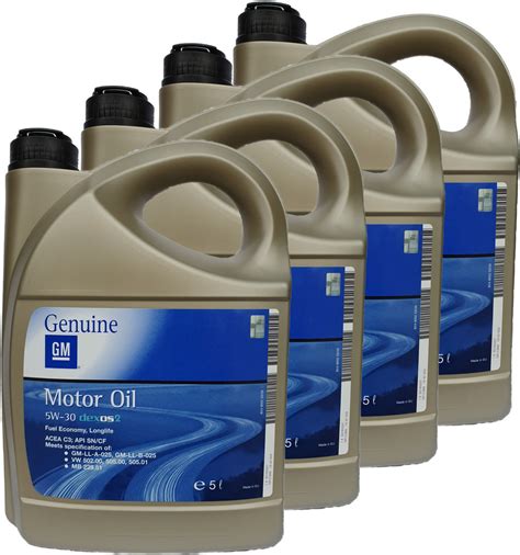 4 X 5L 20 Liter Original GM 5W 30 ACEA C3 günstig kaufen