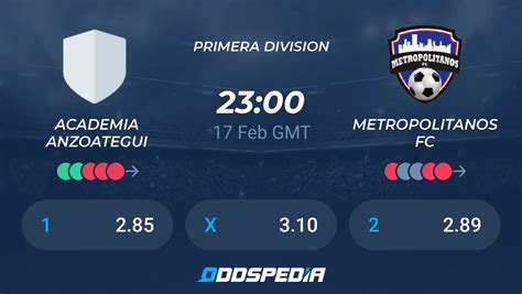 Estatísticas De Metropolitanos Fc X Anzoátegui Fútbol Club - Academia Anzoategui vs Metropolitanos FC » Predictions, Odds & Scores