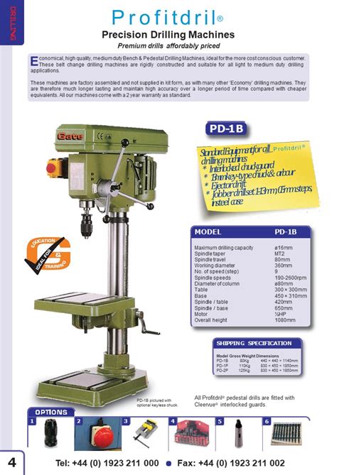 Gate Profitdrill Pd 1b Bench Drill