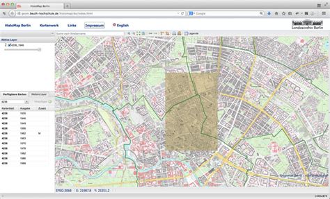 Historical Berlin Maps online and offline (exhibition) - nuBerlin