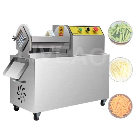 Electrical French Fries Cutting Machine Pumpkin Taro Radish Potato