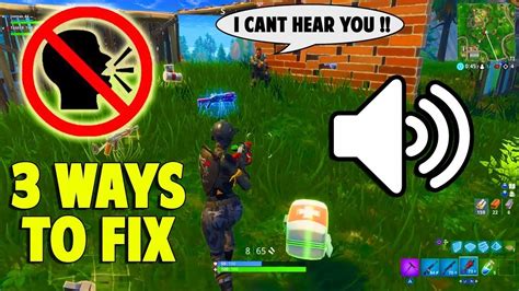 How To Fix Fortnite VOICE CHAT Talk In Squads Fill YouTube