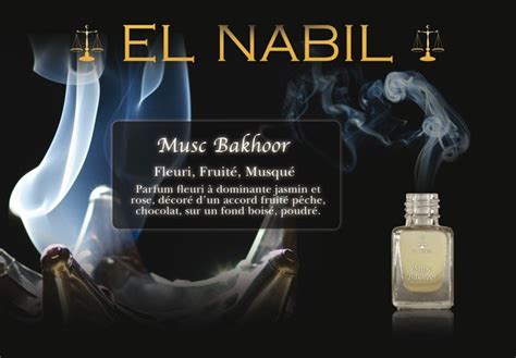 Parfum Musc Bakhoor El Nabil Ml Alif Store